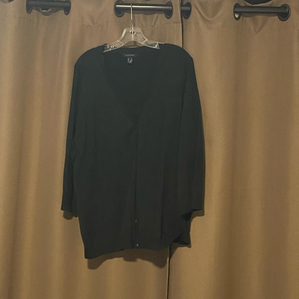 Black Cardigan Sweater
